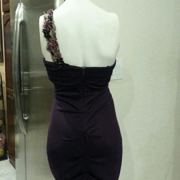 Xscape Strapless Twist Bodice Dress - Picture 4 of 7